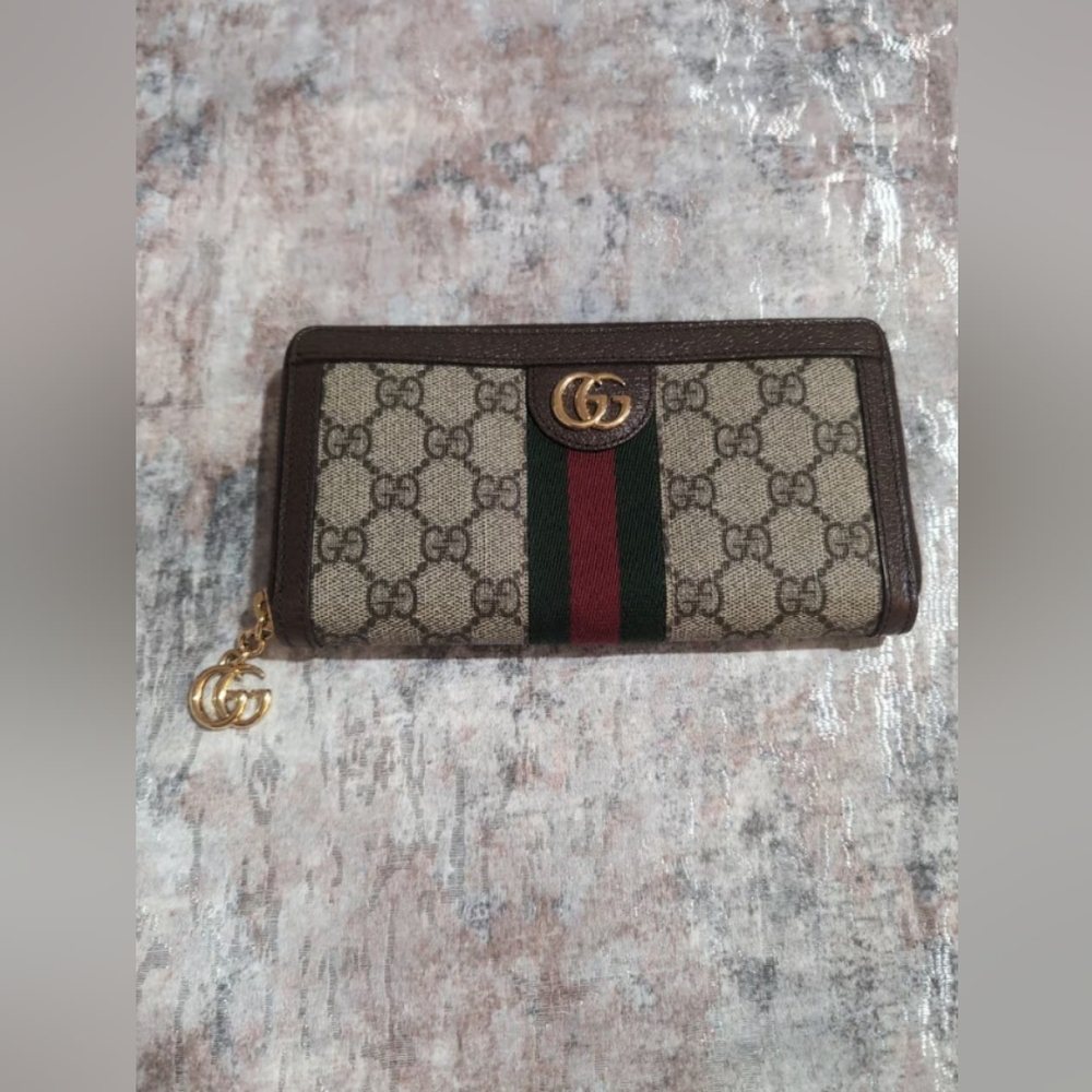 Gucci Ophidia Zip Around Wallet